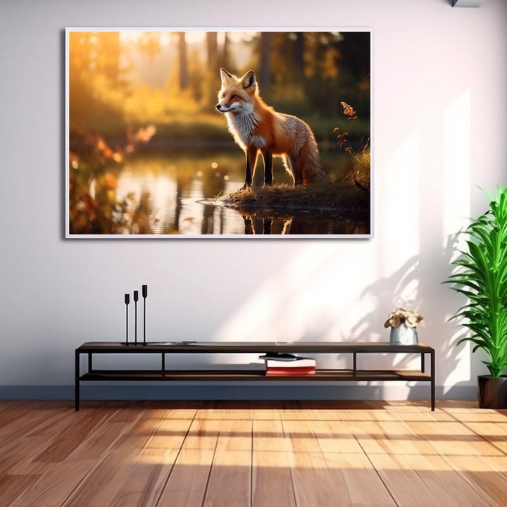 Tableau du Renard, art mural décoration nature