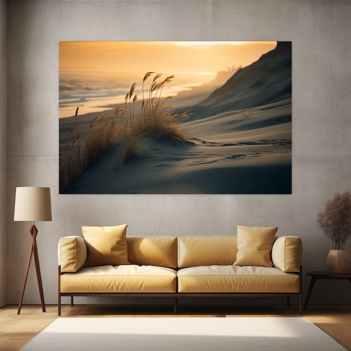 Tableau Dune Plage, art mural décoration nature