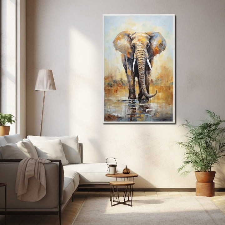 Tableau Éléphant Art, art mural décoration nature