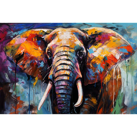 Tableau Éléphant Original, art mural décoration nature