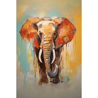 Thumbnail for Tableau Éléphant Paint Art