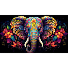 Tableau Éléphant Zen, art mural décoration nature