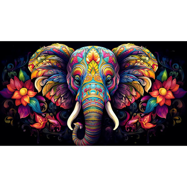 Tableau Éléphant Zen, art mural décoration nature