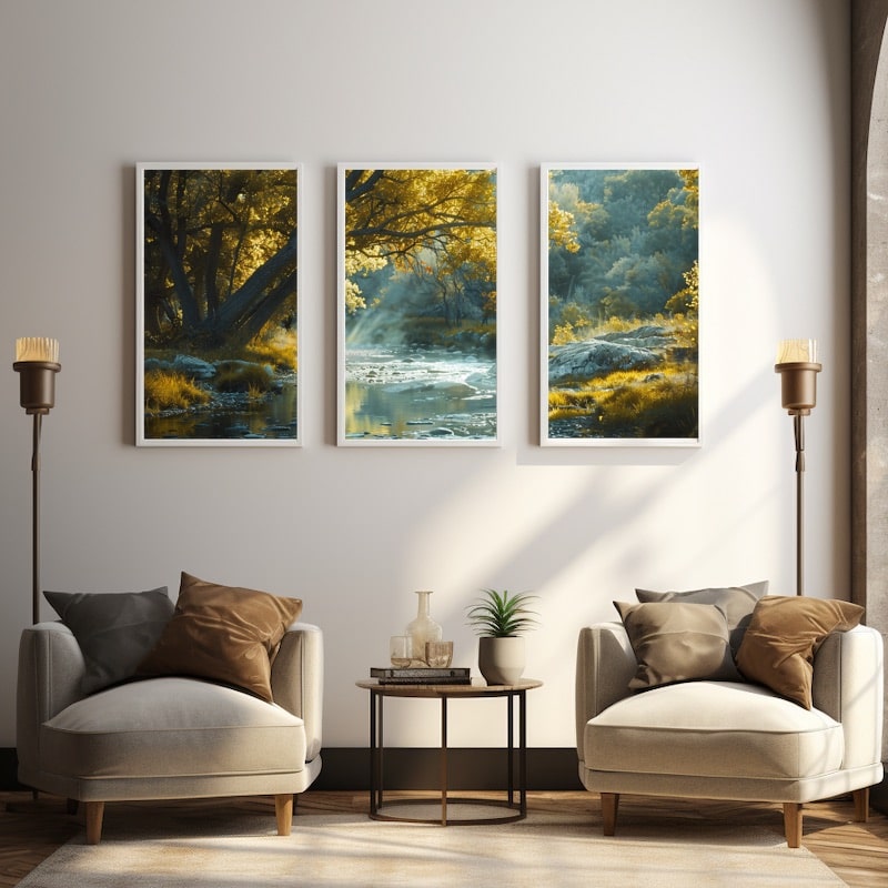 Tableau En Plusieurs Parties Paysage