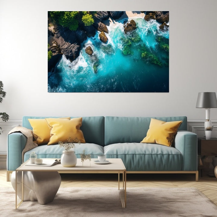 Tableau Esprit Bord de Mer, art mural décoration nature