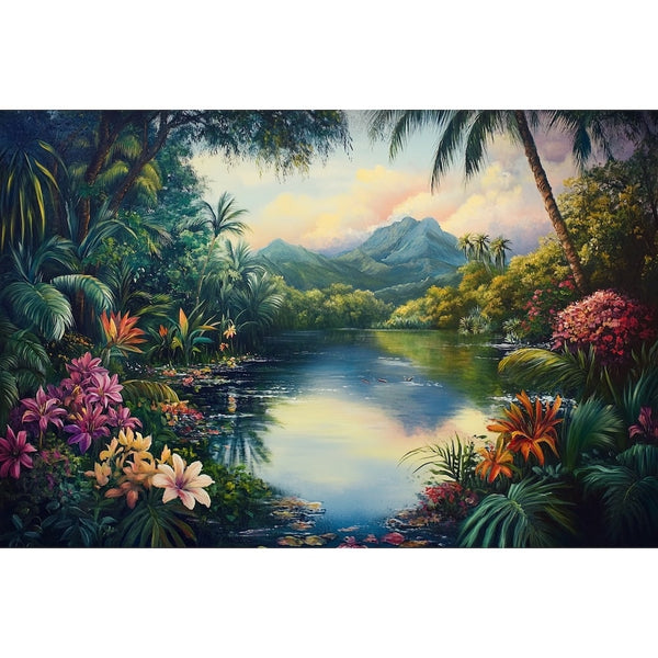 Tableau Exotique Décoratif