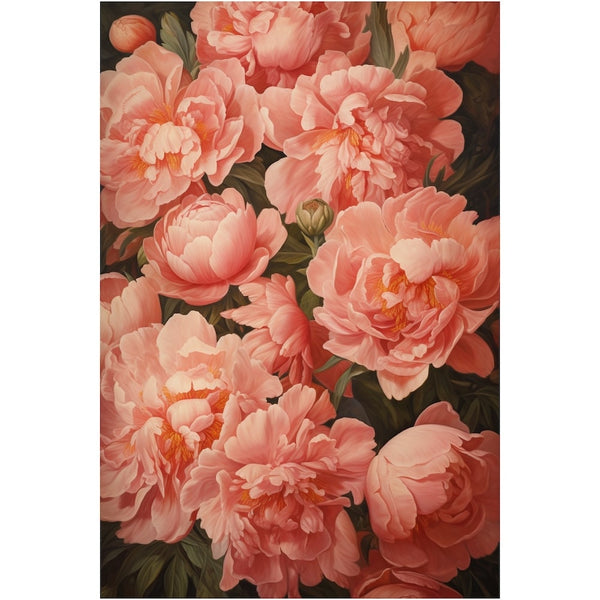 Tableau Feng Shui Pivoine