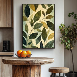 Tableau Feuillage, art mural décoration nature