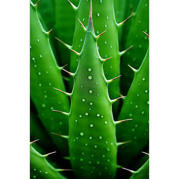 Tableau Feuille de Cactus, art mural décoration nature