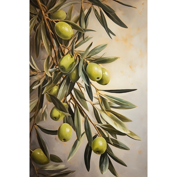 Tableau Feuille d'Olivier, art mural décoration nature