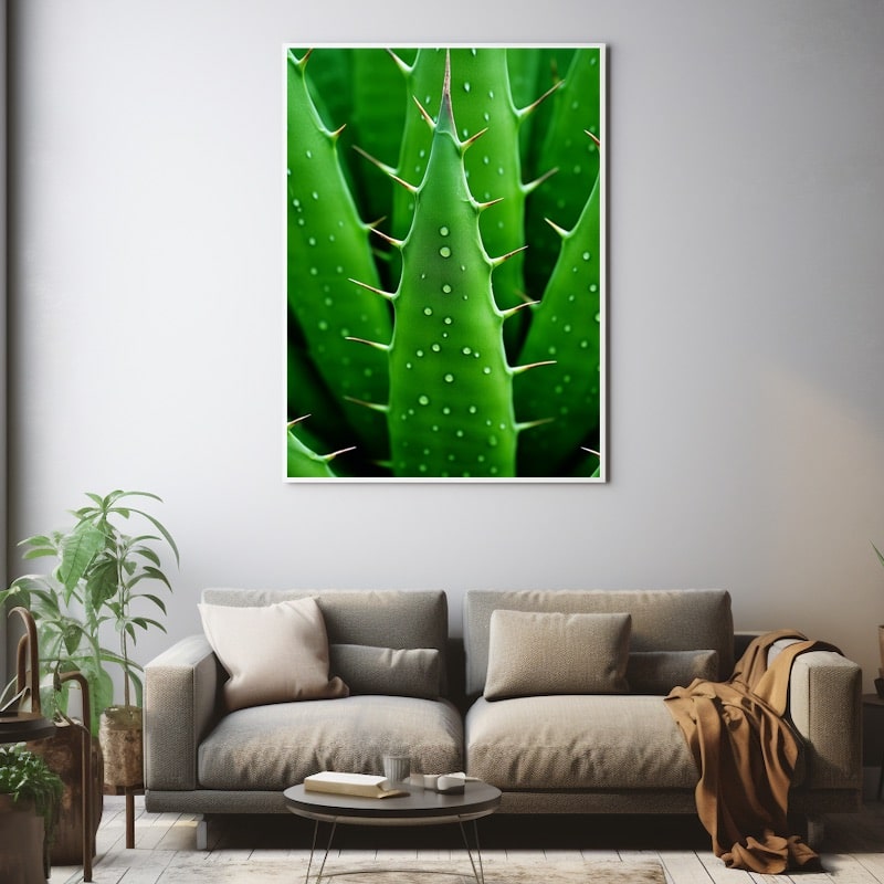Tableau Feuille De Cactus