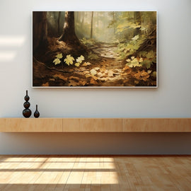 Tableau Feuille Nature, art mural décoration nature