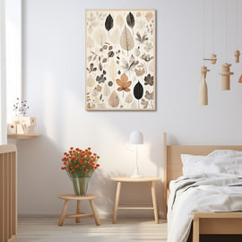 Tableau Feuilles Affiches, art mural décoration nature