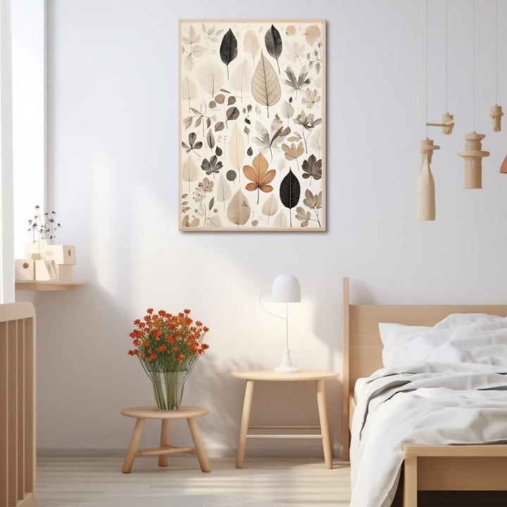Tableau Feuilles Affiches, art mural décoration nature