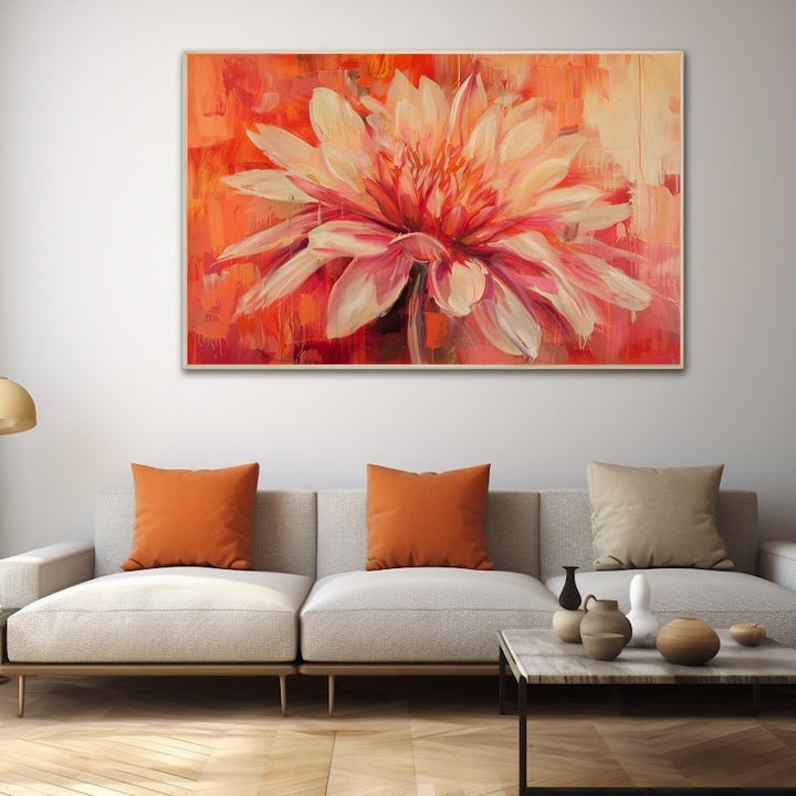 Tableau Fleur Abstraite