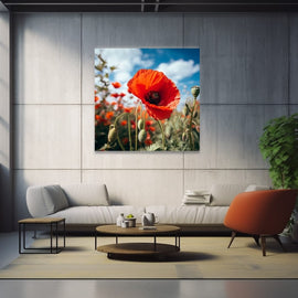 Tableau Fleur Coquelicot