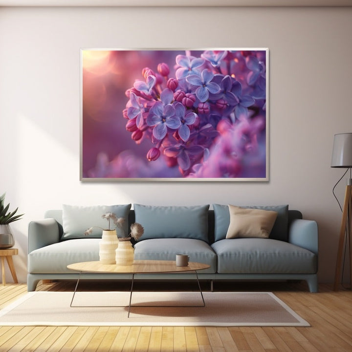 Tableau Fleur Violet