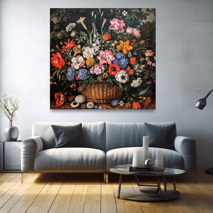 Tableau Fleurs Artiste