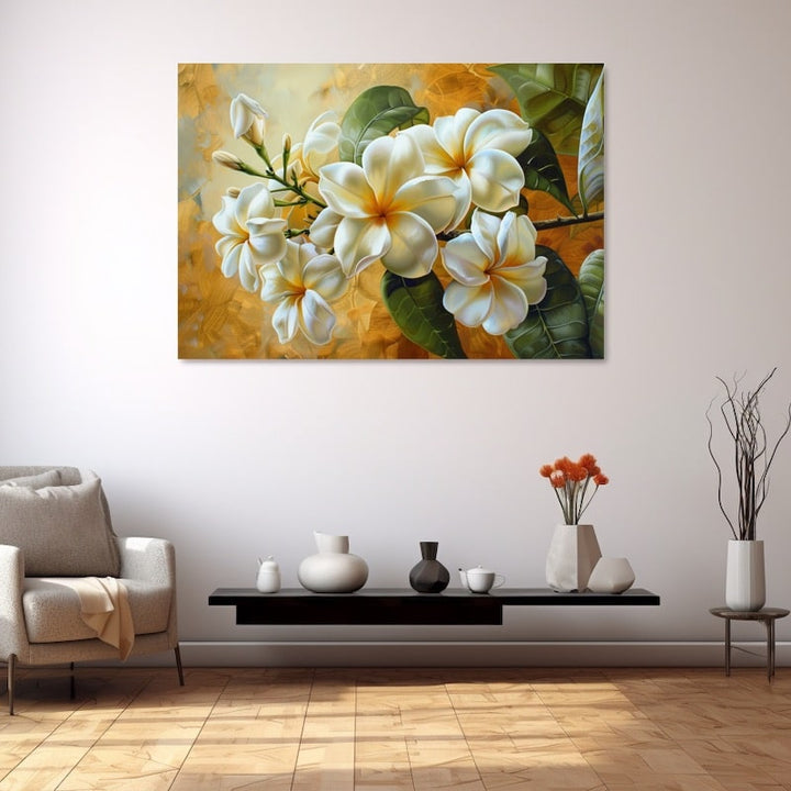 Tableau Fleurs Blanches