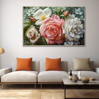 Thumbnail for Tableau Fleurs Blanches Et Roses