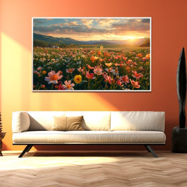 Tableau Fleurs De Printemps, art mural décoration nature