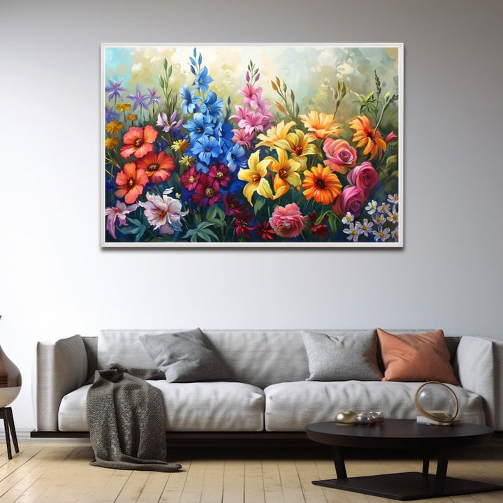 Tableau Fleurs Impressionistes