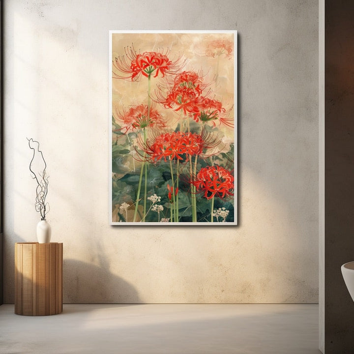 Tableau Fleurs Japonaises