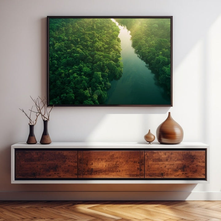 Tableau Forêt Amazonienne, art mural décoration nature
