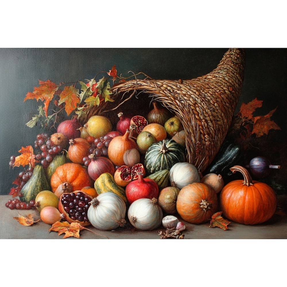 Tableau Fruits et Légumes Peintre, art mural décoration nature
