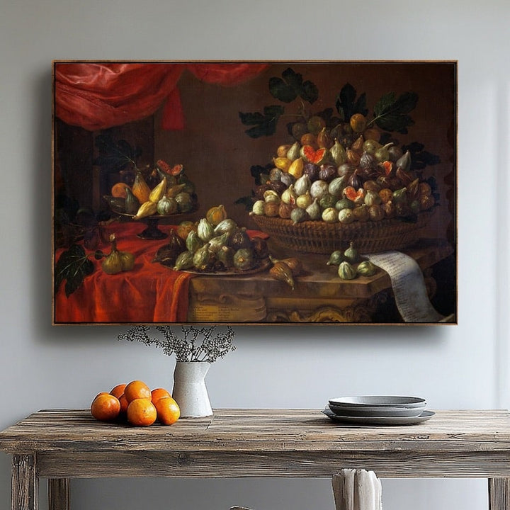 Tableau Fruits Peintre Connu, art mural décoration nature
