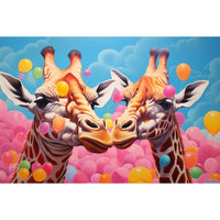 Thumbnail for Tableau Girafes Fantaisie