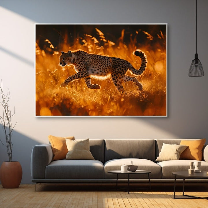 Tableau Guépard, art mural décoration nature