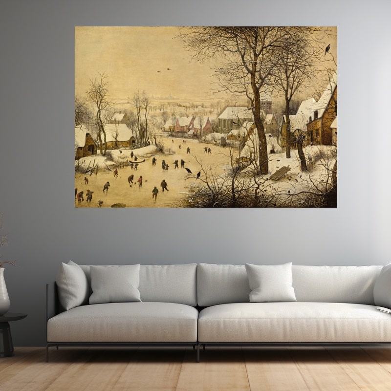 Tableau Hiver Bruegel