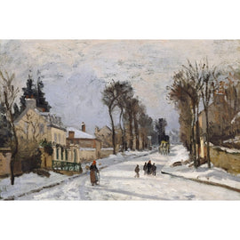 Tableau Route de Louveciennes Pissarro, art mural décoration nature