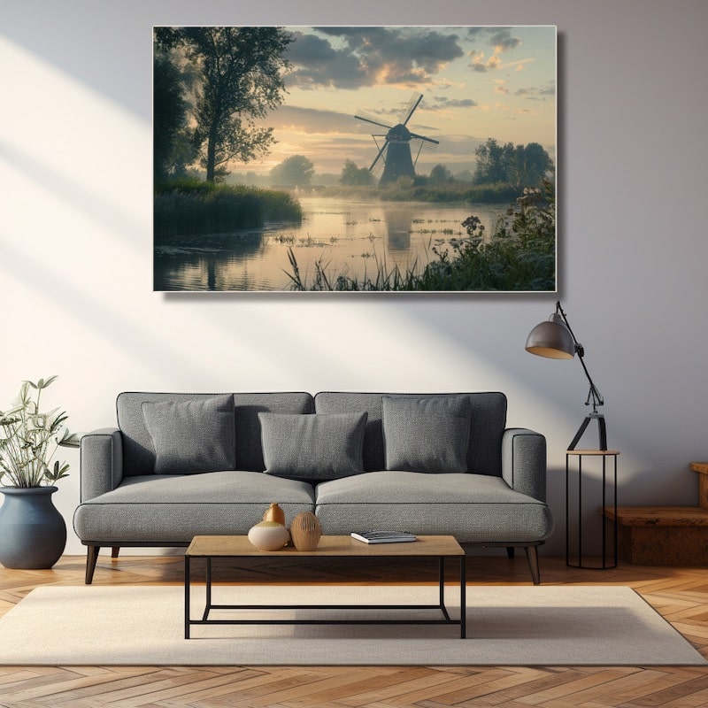 Tableau Hollandais Paysage