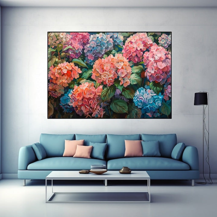Tableau Huile Fleurs