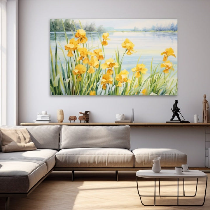 Tableau Huile Iris