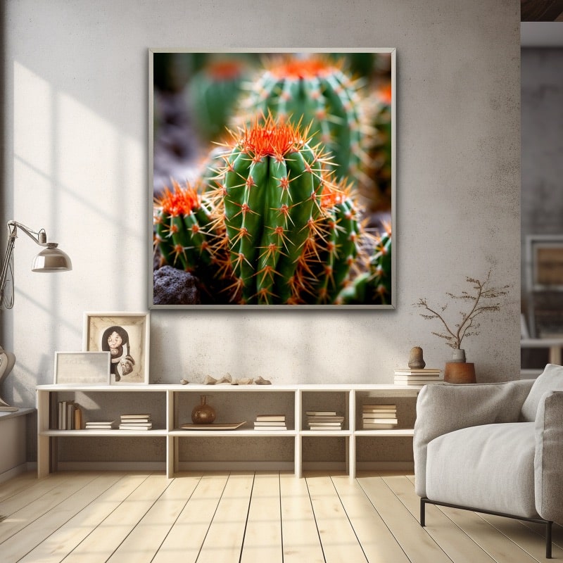Tableau Image De Cactus
