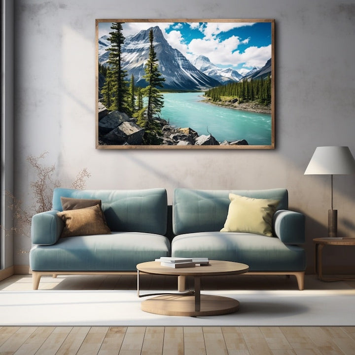 Tableau Image Montagne, art mural décoration nature