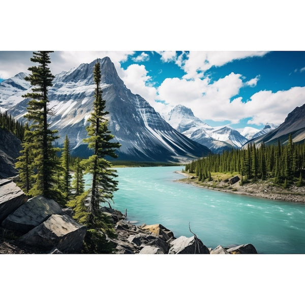 Tableau Image Montagne, art mural décoration nature