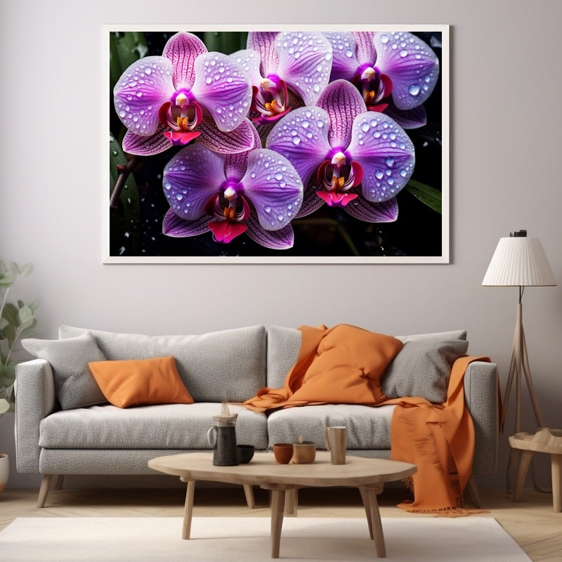 Tableau Impression Sur Toile Orchidée