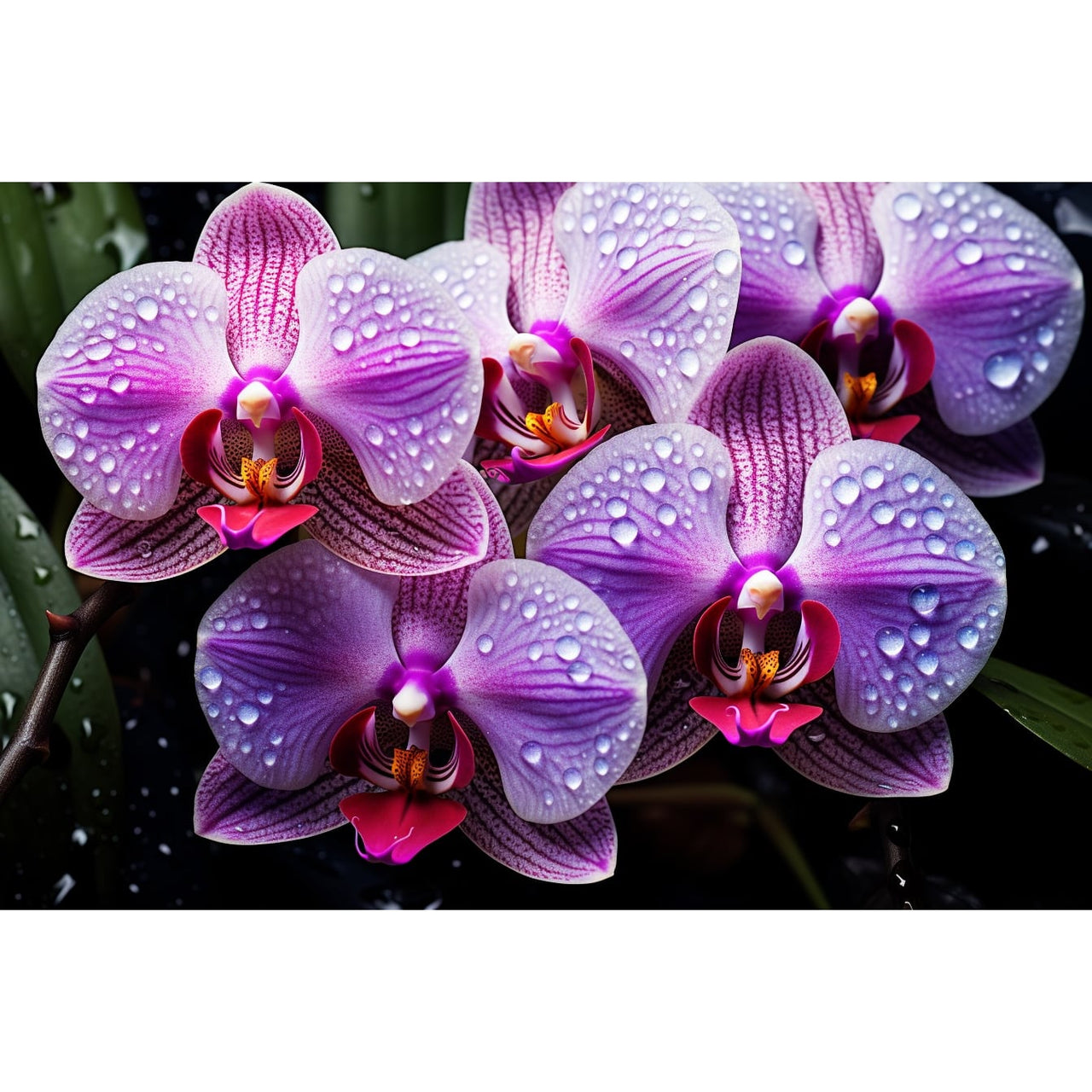 Tableau Impression Toile Orchidée