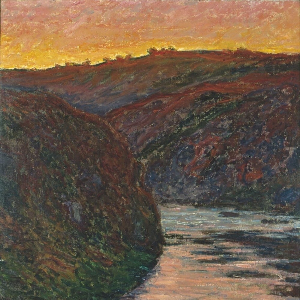 Tableau Impressionniste de Soleil Couchant