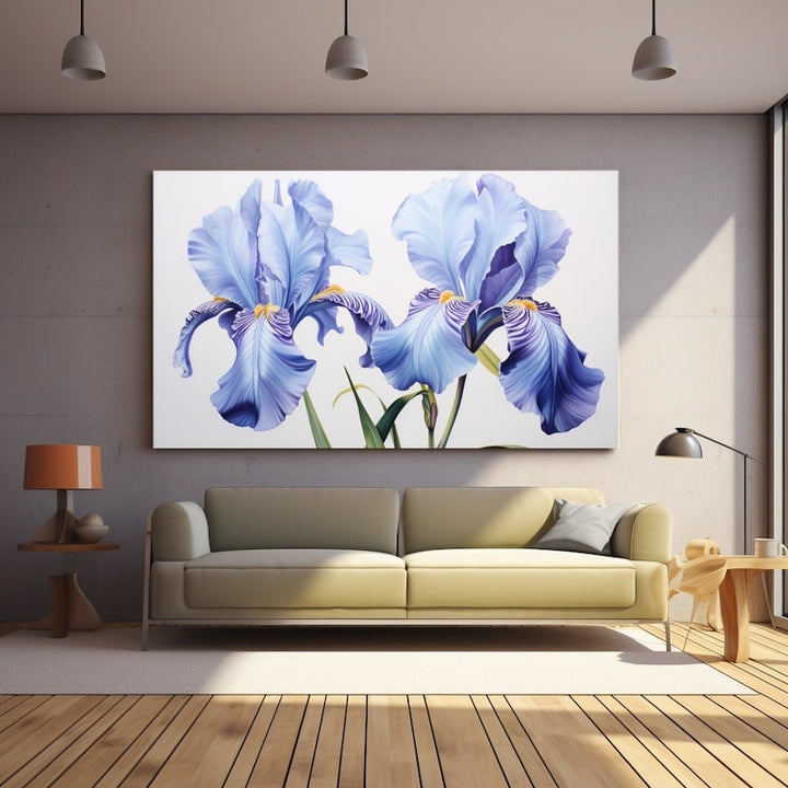 Tableau Iris Bleu