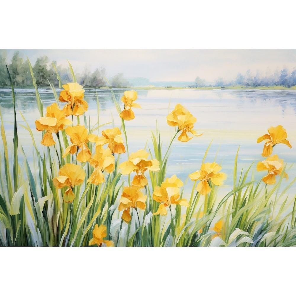 Peinture Huile Iris