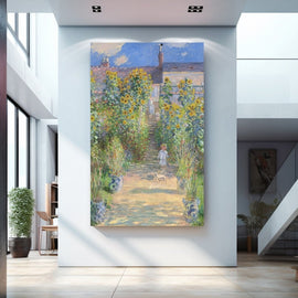 Tableau Jardin Claude Monet, art mural décoration nature