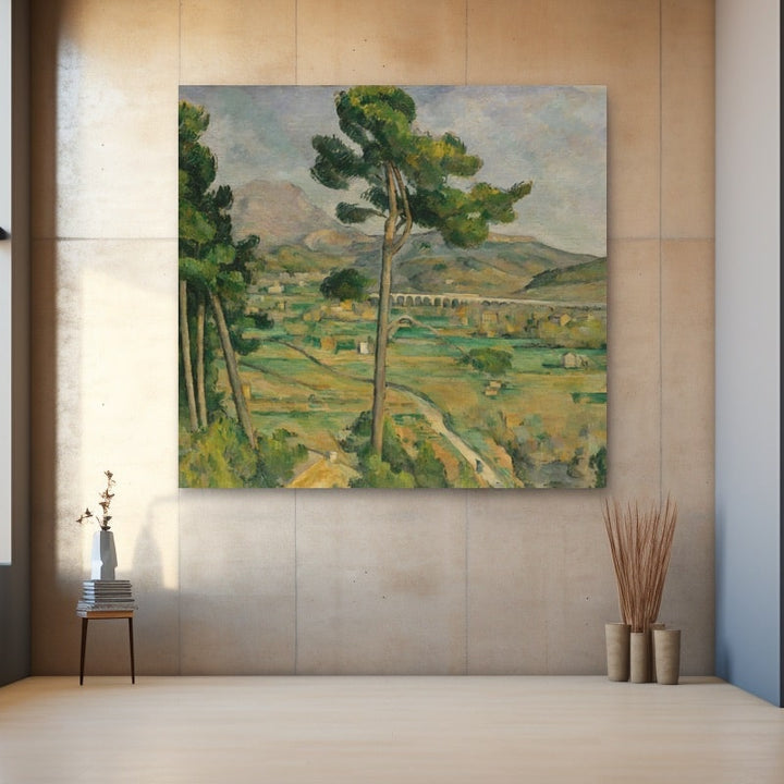 Tableau la Montagne Sainte Victoire, art mural décoration nature