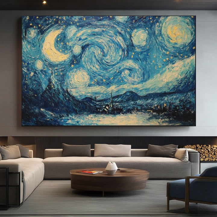 Tableau La Nuit des Étoiles, art mural décoration nature