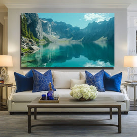 Tableau Lac, art mural décoration nature