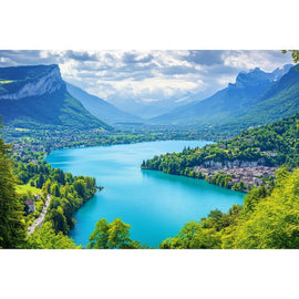 Tableau Lac du Bourget, art mural décoration nature
